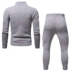Grey Long Sleeves Set