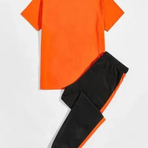 Orange Short Sleeve Set